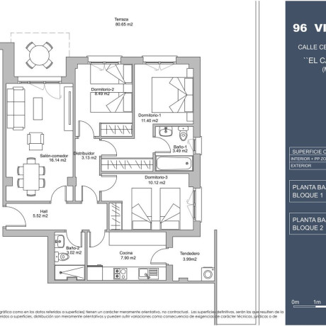 Piso en venta en calle Cerro del Campo, 31