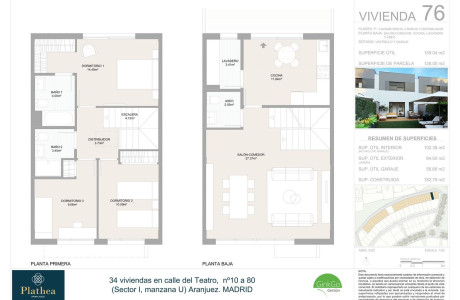 Chalet adosado en venta en calle del Teatro, 10