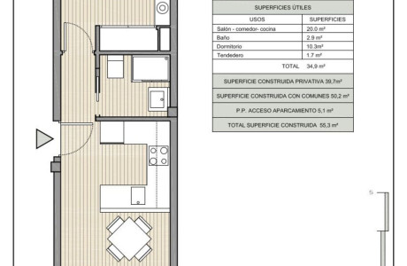 Piso en venta en calle de la cal, 30