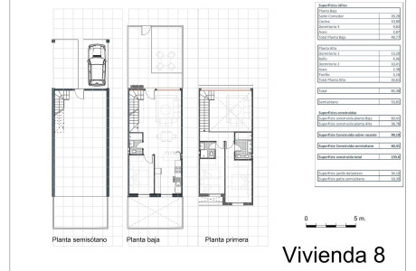 Chalet adosado en venta en calle Virgen del Valle, 6