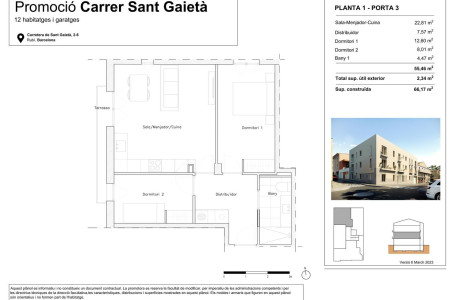 Piso en venta en calle Sant Gaietà, 6