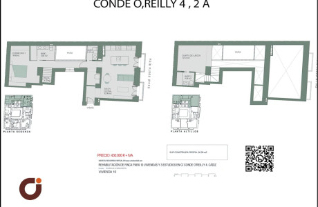 Dúplex en venta en calle Conde O´Reilly, 4