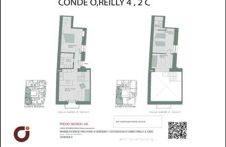 Dúplex en venta en calle Conde O´Reilly, 4