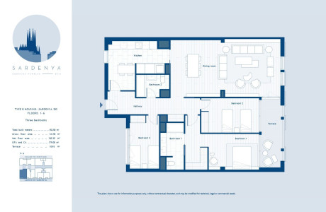 Piso en venta en calle Sardenya, 350