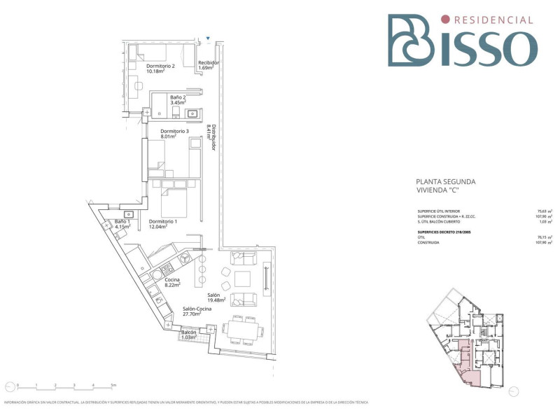 Apartamentos en Venta en Calle José Bisso, 3, Málaga