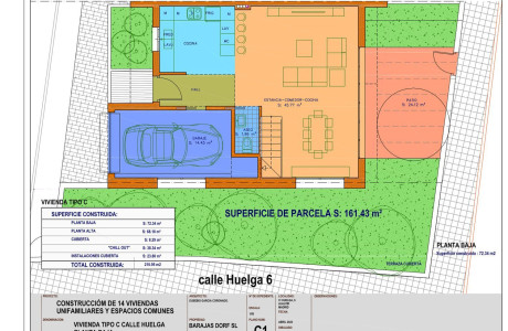 Chalet adosado en venta en calle Huelga, 6