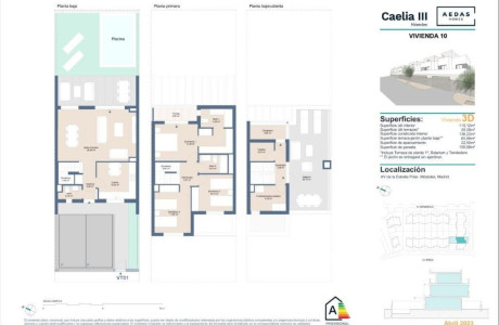 Chalet adosado en venta en calle Estrella Polar s/n