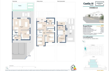 Chalet pareado en venta en calle Estrella Polar s/n