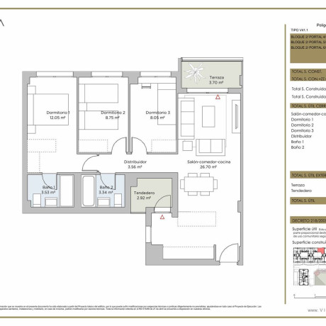 Piso en venta en avenida Rafael Escuredo Rodríguez s/n