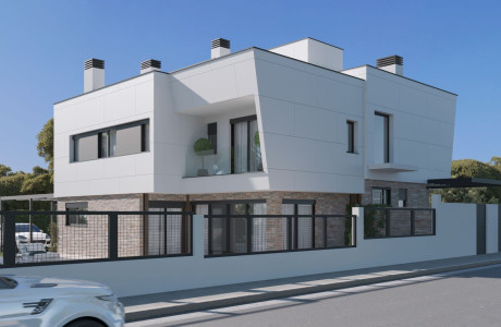 Chalet pareado en venta en calle Nalón, 4