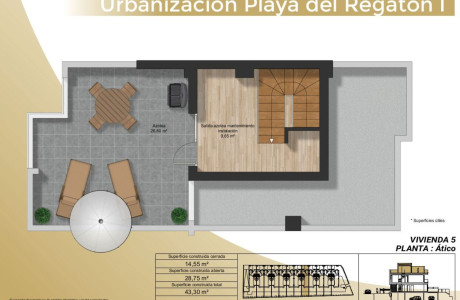 Chalet adosado en venta en avenida Derechos humanos, 3