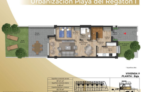 Chalet adosado en venta en avenida Derechos humanos, 3