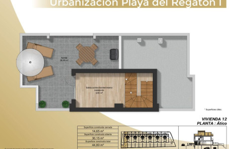 Chalet adosado en venta en avenida Derechos humanos, 3