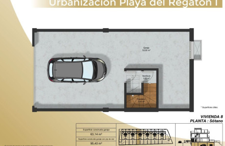 Chalet adosado en venta en avenida Derechos humanos, 3