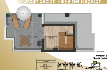 Chalet adosado en venta en avenida Derechos humanos, 3