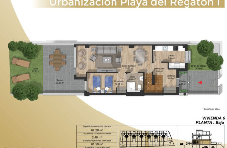 Chalet adosado en venta en avenida Derechos humanos, 3