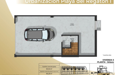 Chalet adosado en venta en avenida Derechos humanos, 3