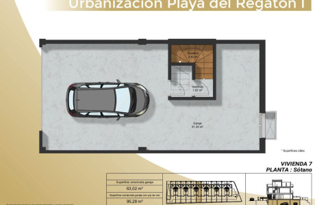 Chalet adosado en venta en avenida Derechos humanos, 3