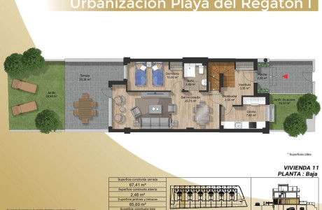 Chalet adosado en venta en avenida Derechos humanos, 3