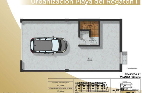 Chalet adosado en venta en avenida Derechos humanos, 3