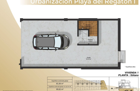 Chalet adosado en venta en avenida Derechos humanos, 3