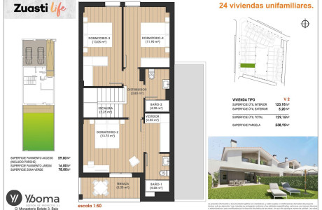 Chalet adosado en venta en avenida Concejo de Iza s/n