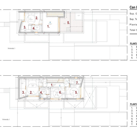 Chalet adosado en venta en calle Pin i Soler, 2