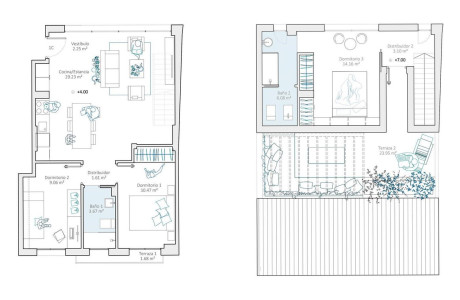 Dúplex en venta en calle Rusiñol, 31