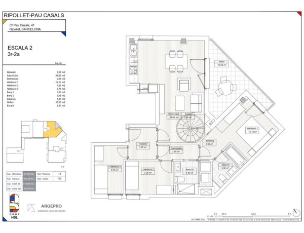 Dúplex en venta en calle Pau Casals, 41 -39