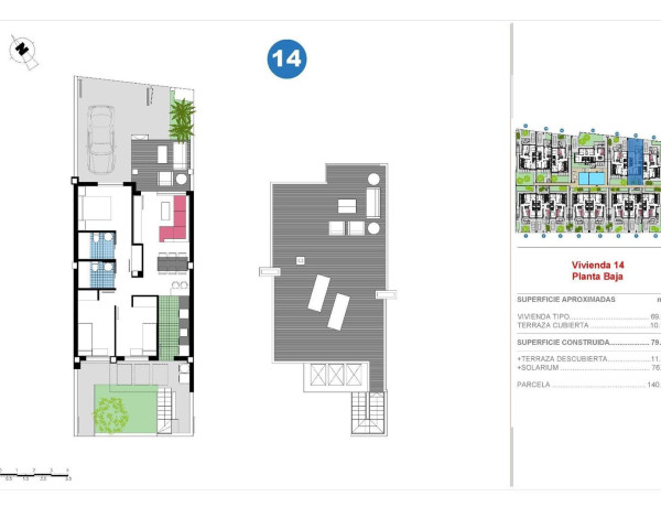 Chalet adosado en venta en Partida Barranquets Cl-33a