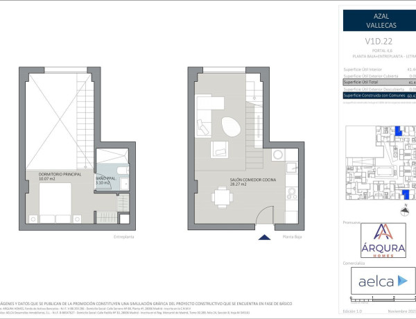 Dúplex en venta en calle Sierra de Gádor s/n