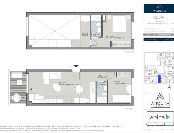 Dúplex en venta en calle Sierra de Gádor s/n