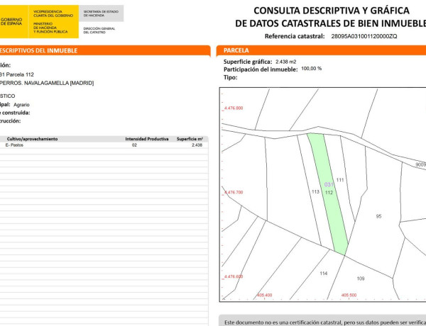 Terreno en venta en Ahorcaperros, 31