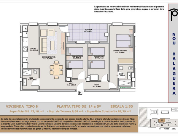 Piso en venta en calle de la Tabacalera, 7