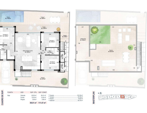 Chalet pareado en venta en Sucina