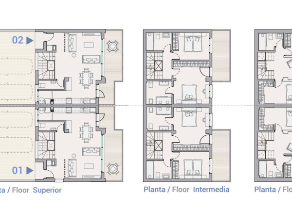 Chalet pareado en venta en calle Serra Gelada, 45