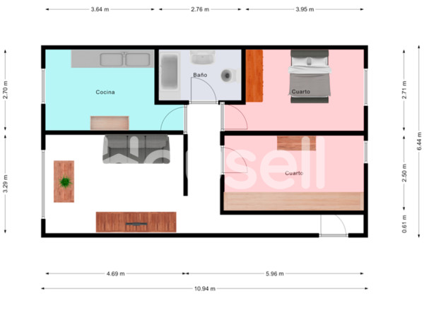 Piso en venta de 90m² en Calle Piqueras, 26006 Logroño (La Rioja)