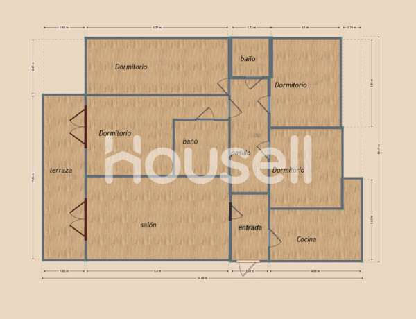 Piso en venta de 160 m² Calle Palma del Rio, 29004 Málaga