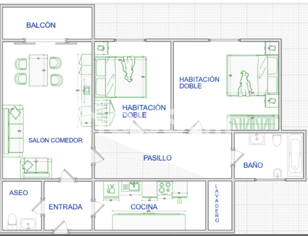 Piso en venta de 81 m² Calle de l'Empordà, 17600 Figueres (Girona)