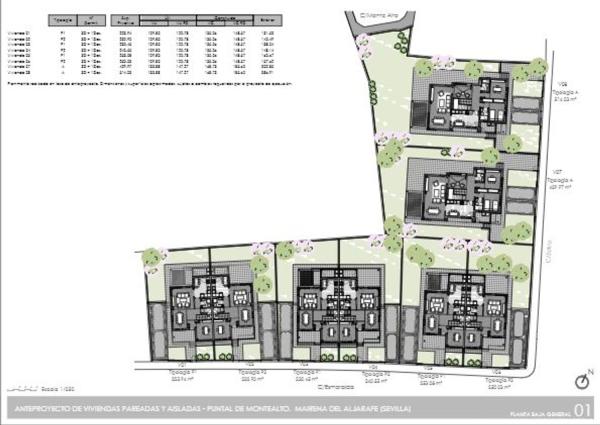 Chalet pareado en venta en Esmeralda, 7