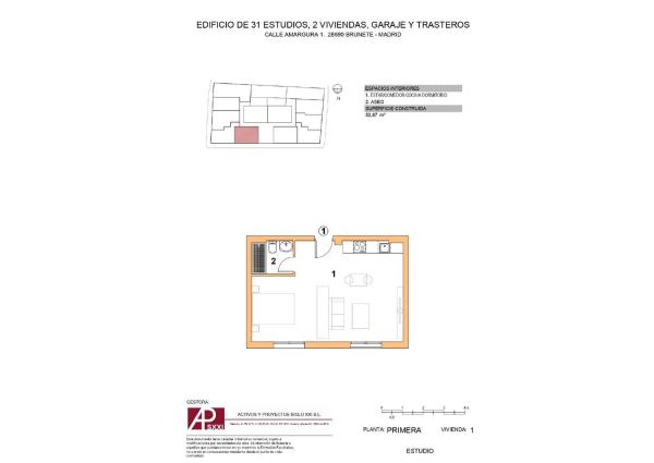 Estudio en venta en calle Doctor Rodríguez de la Fuente