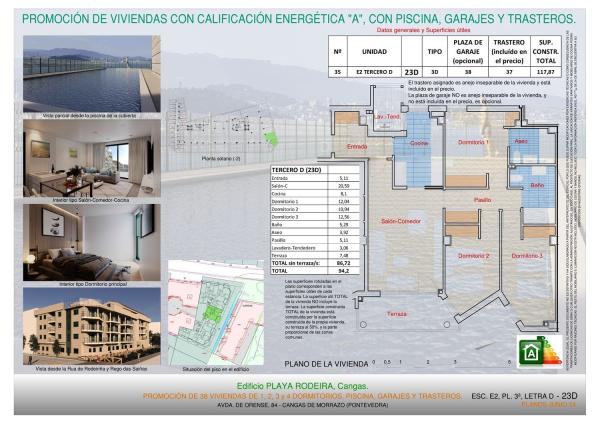 Piso en venta en calle Ourense, 84