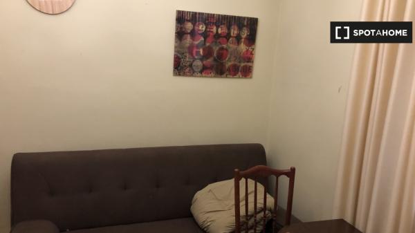 Habitación en piso compartido en madrid.