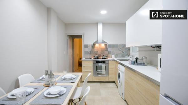 Habitación luminosa en alquiler de 4 dormitorios en Deusto, Bilbao