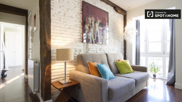 Apartamento de 1 dormitorio de moda en Casco Viejo, Bilbao