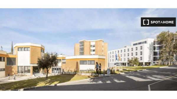 Twin Studio in the Student Residence in Granada