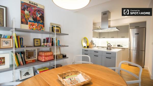 Gorgeous 1-bedroom apartment for rent in Casco Viejo, Bilbao