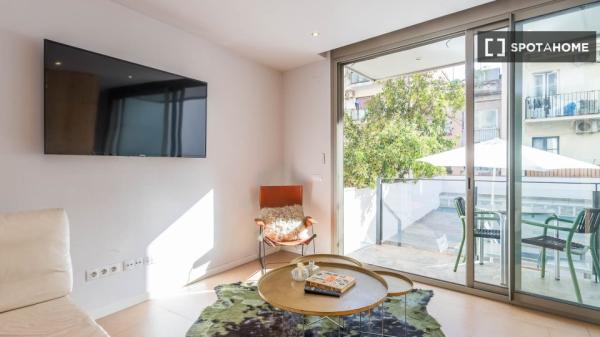 Apartamento entero de 1 dormitorio en Barcelona