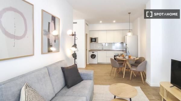 Apartamento completo de 1 dormitorio en Málaga