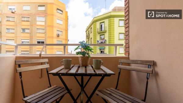 Apartamento de 1 dormitorio en alquiler en Benimaclet, Valencia